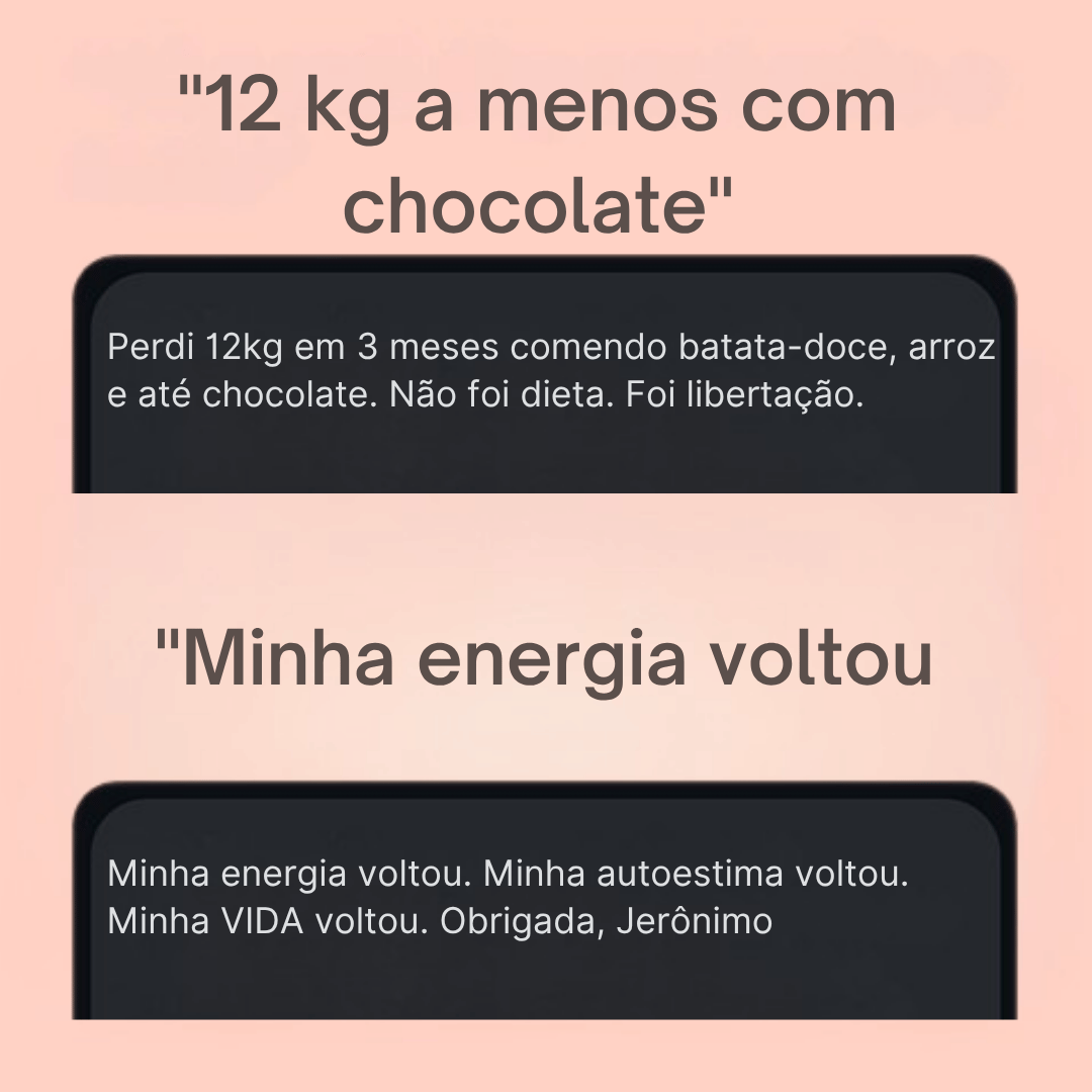 Depoimento renascimento Clube Saudável